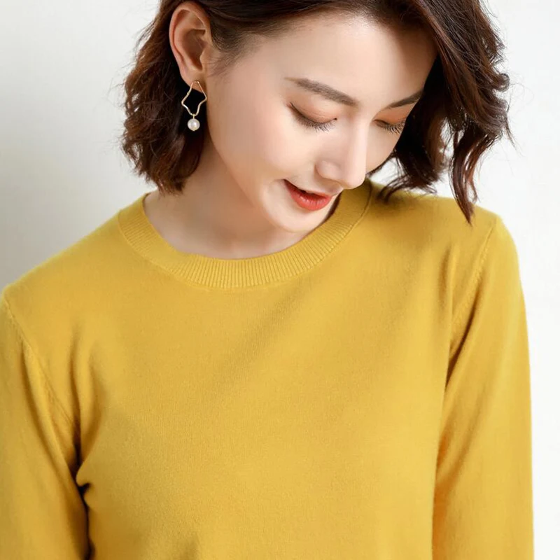 Surmiitro S-3XL вязаный свитер для женщин 2021 Мода весна осень зима корейский женский