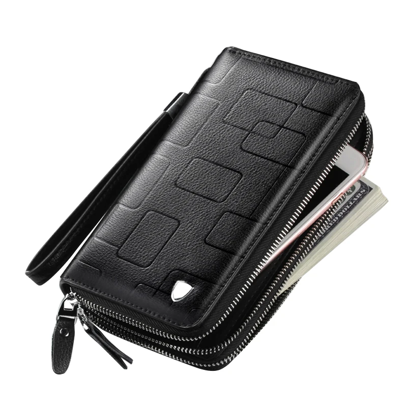 New Genuine Leather Men's Wallets Multifunctional Long Wallet Men Cow Leather Zipper Business Clutch Wallets Coin Pocket Purses
New Genuine Leather Men's Wallets Multifunctional Long Wallet Men Cow Leather Zipper Business Clutch Wallets Coin Pocket Purses