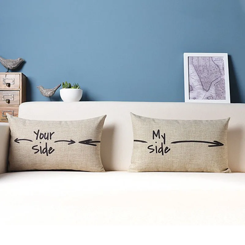 High Quality Letter Your Side My Side Pillow Cases San Valentin 30X50Cm Rectangle Home Textile Waist Lumbar Cushion Cover
High Quality Letter Your Side My Side Pillow Cases San Valentin 30X50Cm Rectangle Home Textile Waist Lumbar Cushion Cover