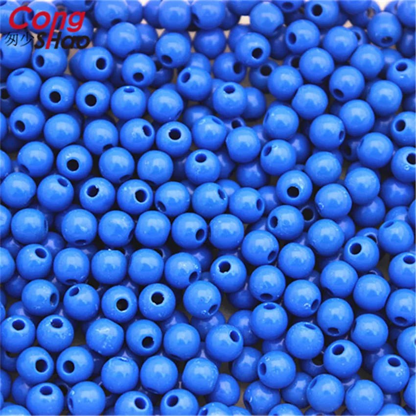 Cong Shao 1000pcs 6mm Plastic Beads Smooth Loose Spacer Round Beads For Jewelry Making Bracelet Jewelry Accessories DIY CS567
Cong Shao 1000pcs 6mm Plastic Beads Smooth Loose Spacer Round Beads For Jewelry Making Bracelet Jewelry Accessories DIY CS567