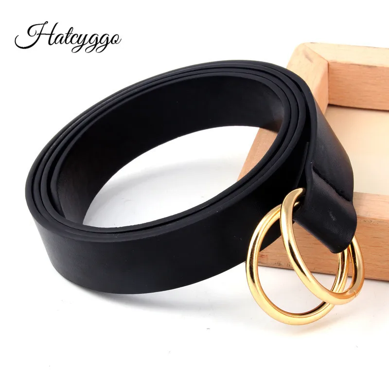 HATCYGGO Fashion Women Double Rings WaistBand Strap Belts Candy Color Waist Belt Ladies PU Leather Decorative Jeans Belt
HATCYGGO Fashion Women Double Rings WaistBand Strap Belts Candy Color Waist Belt Ladies PU Leather Decorative Jeans Belt