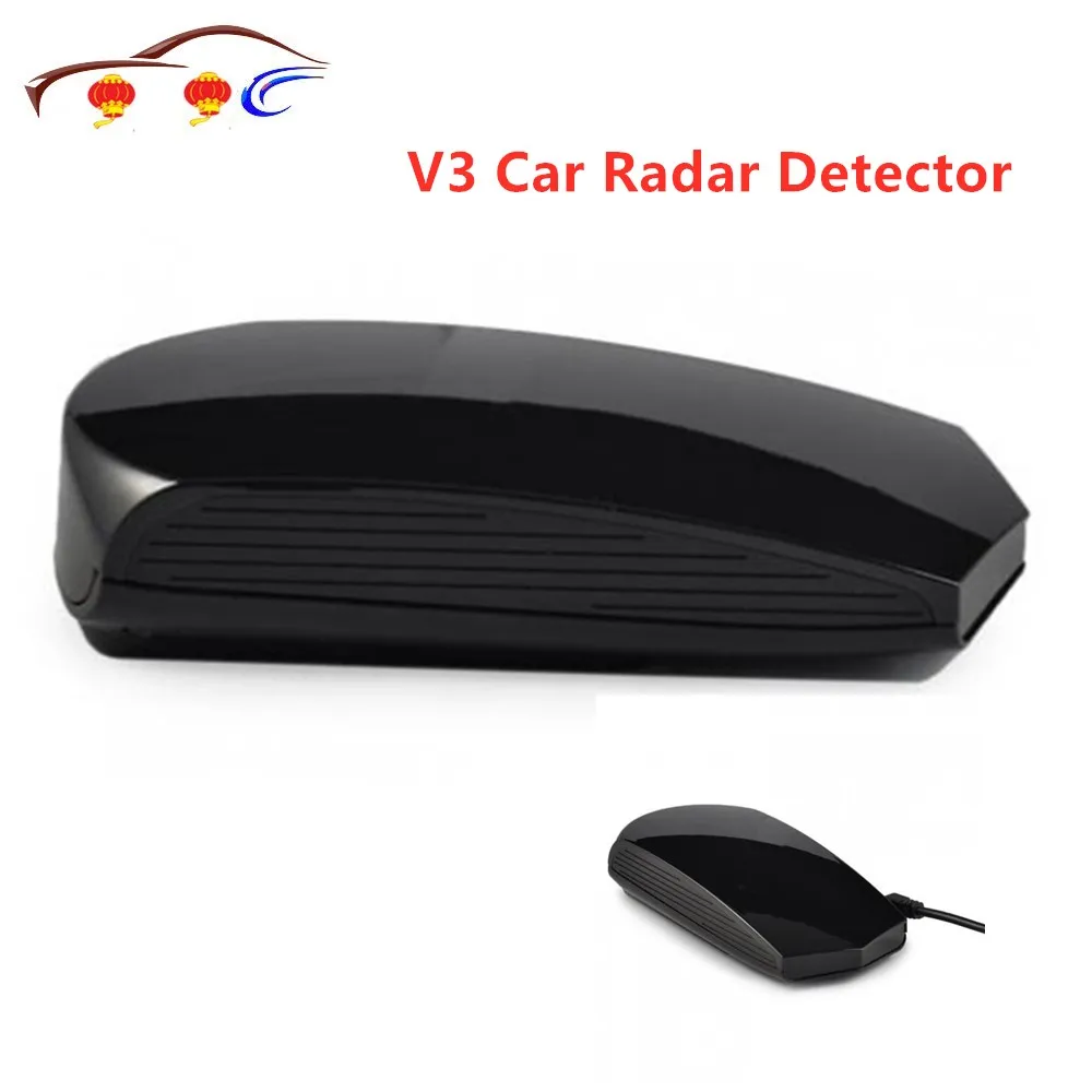 

Universal V3 Car Radar Detectors Car Electronics Anti Radar Detector Voice Alarm Support Russian English language
