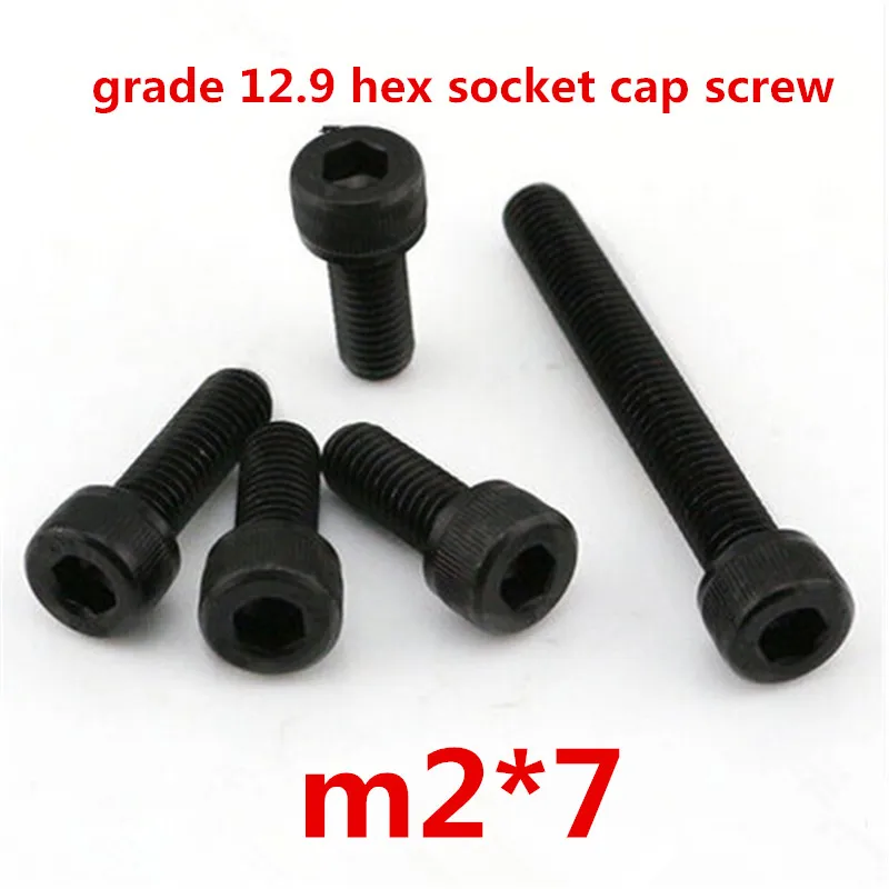 500pcs m2*7 high strength grade 12.9 alloy steel with black oxide hexagonal / hex socket head cap screw
500pcs m2*7 high strength grade 12.9 alloy steel with black oxide hexagonal / hex socket head cap screw