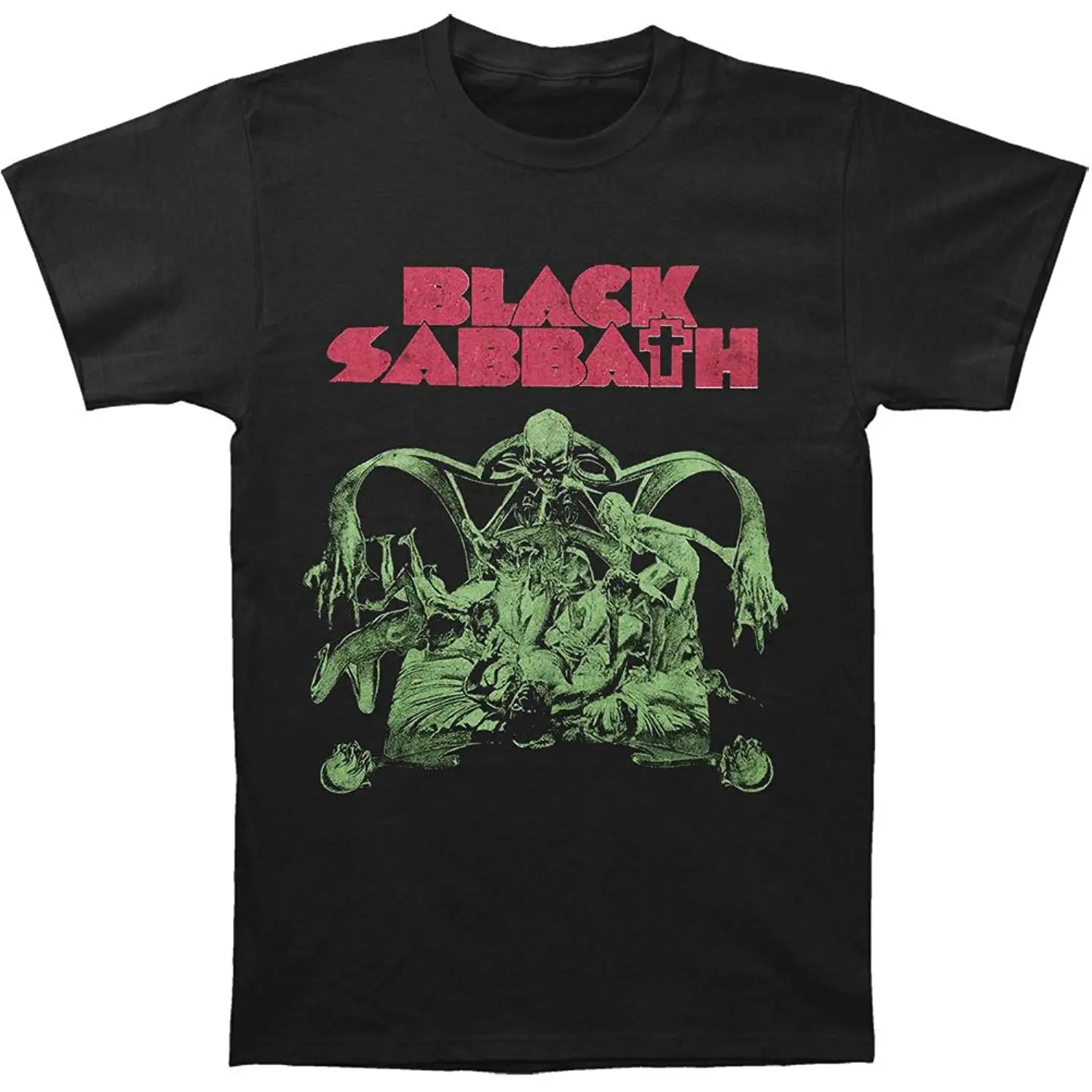 Black Sabbath Для Мужчин's Шабаш кровавый вырез футболки черный|Мужские футболки| |