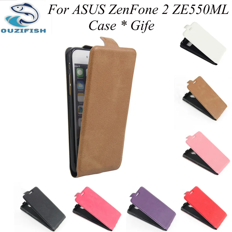 (OUZIFISH) кожаный чехол для Asus Zenfone 2 ZE551ML ZE550ML Z00AD/Zenfone роскошный Вертикальный телефона
