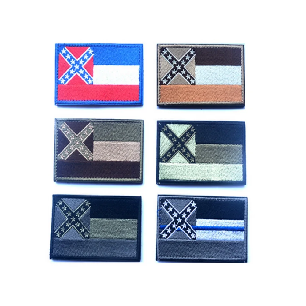 3D Embroidery Patches Loops And Hook Sate Of Mississippi Patches Armband Badges Cloth Patch
3D Embroidery Patches Loops And Hook Sate Of Mississippi Patches Armband Badges Cloth Patch