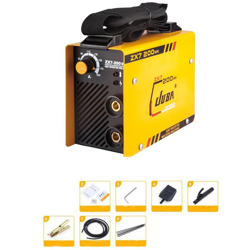 ZX7-200 mini Portable MMA 200A 5.5KVA Handheld Electric Welder 220V ARC Inverter Welding Tool
ZX7-200 mini Portable MMA 200A 5.5KVA Handheld Electric Welder 220V ARC Inverter Welding Tool