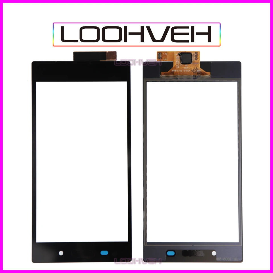 10 шт./лот 5 0 "сенсорный экран для Sony Z1 L39h дигитайзер Переднее стекло объектив