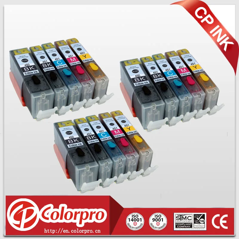 Бесплатная доставка 15PK PGI450 CLI451 картридж со съедобными чернилами для Canon PIXMA MG5440/MG5450/iP7240/IP7250/MG6340/MG6350
Бесплатная доставка 15PK PGI450 CLI451 картридж со съедобными чернилами для Canon PIXMA MG5440/MG5450/iP7240/IP7250/MG6340/MG6350