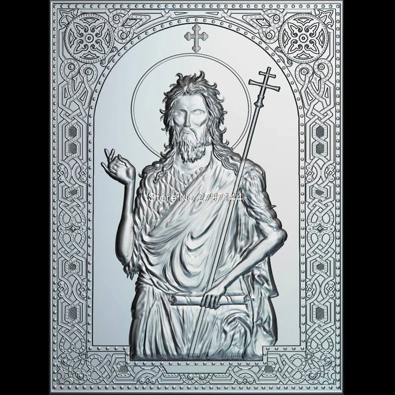 Sf_Ioan_Botezatorul 3d model for cnc STL format Religion 3d Relief Model STL Router 3 axis Engraver ArtCam
Sf_Ioan_Botezatorul 3d model for cnc STL format Religion 3d Relief Model STL Router 3 axis Engraver ArtCam