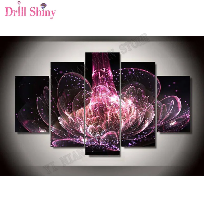 5PCS 5D DIY Diamond Painting Square Diamond cross stitch kits Drilling Embroidery Abstract Flower wall sticker Home Decorative
5PCS 5D DIY Diamond Painting Square Diamond cross stitch kits Drilling Embroidery Abstract Flower wall sticker Home Decorative
