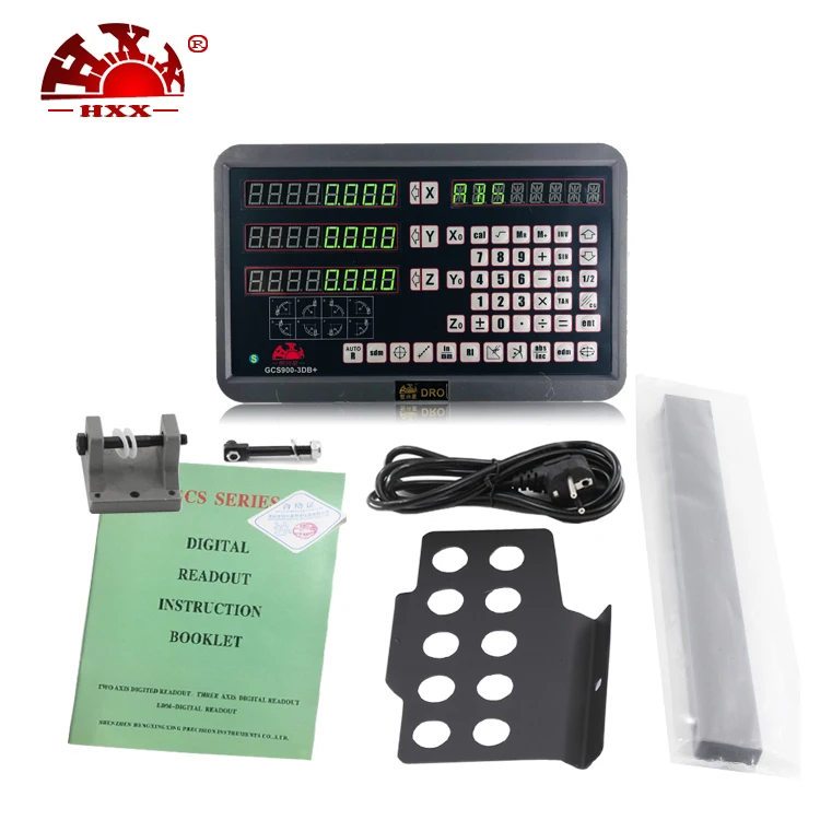 Digital readout dro display system ce ertification hxx GCS900-3DB+ for the mill machine with one piece
Digital readout dro display system ce ertification hxx GCS900-3DB+ for the mill machine with one piece