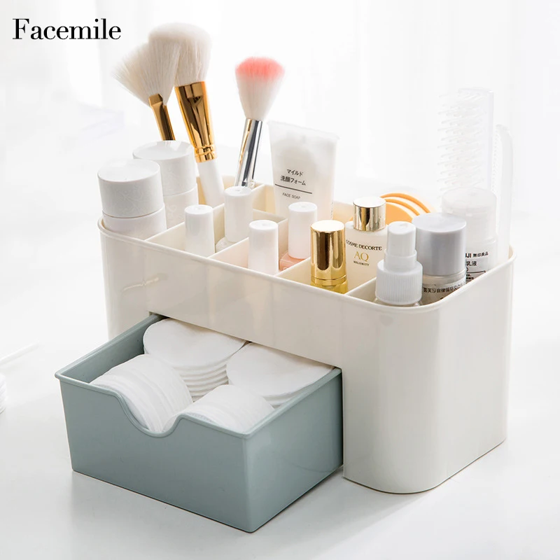 Facemile Desktop Storage Drawer Cosmetic Organizer Office Storage Box Makeup Brush Case Container Display
Facemile Desktop Storage Drawer Cosmetic Organizer Office Storage Box Makeup Brush Case Container Display
