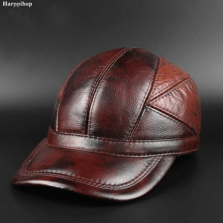Winter new head layer cowhide hat men casual Baseball Cap Hat ear warm leather peaked cap
Winter new head layer cowhide hat men casual Baseball Cap Hat ear warm leather peaked cap