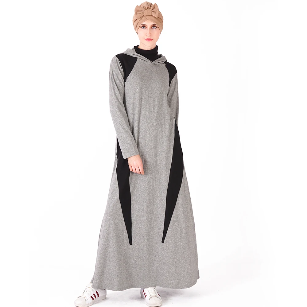 Cotton Abayas Hooded Dresses Casual Patchwork Long Dress Arab Full Length Caftan Turkey Middle East Muslim Women Dress
Cotton Abayas Hooded Dresses Casual Patchwork Long Dress Arab Full Length Caftan Turkey Middle East Muslim Women Dress