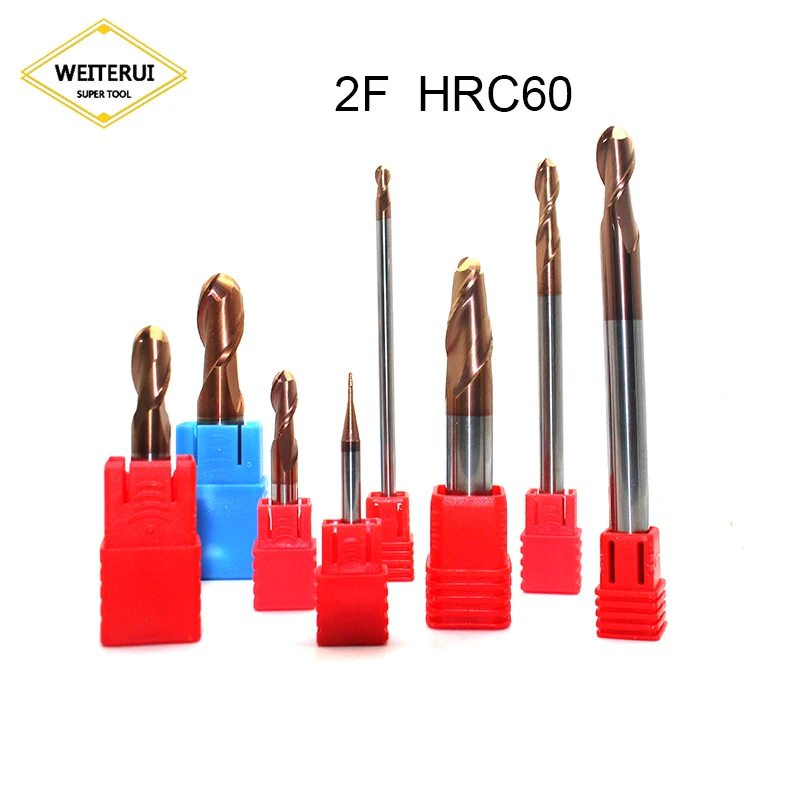 1pc End Mill 8 mm Carbide Ball Nose Endmill 2 Flutes HRC60 End Mill 1mm 1.5mm 2mm 2.5mm 4mm 5mm 6mm ball CNC Mill Cutter Tool
1pc End Mill 8 mm Carbide Ball Nose Endmill 2 Flutes HRC60 End Mill 1mm 1.5mm 2mm 2.5mm 4mm 5mm 6mm ball CNC Mill Cutter Tool