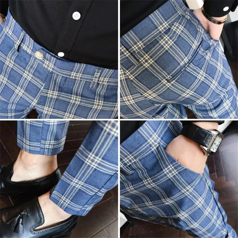 New Arrival Men Casual Lattice Pants Korea Style Nightclub Pants Mens Autumn Straight Slim Fit Pants Male Trouser A5568
New Arrival Men Casual Lattice Pants Korea Style Nightclub Pants Mens Autumn Straight Slim Fit Pants Male Trouser A5568