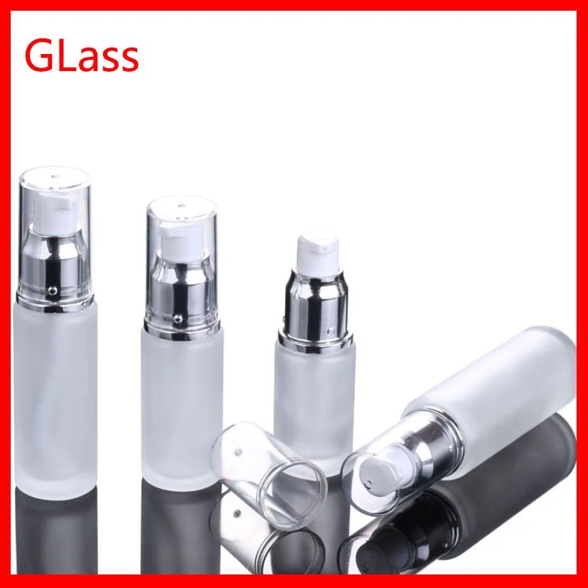 20/25/30/50ml frosted glass bottle w silver lotion pump f serum/lotion/emulsion/gel/essence cosmetic packing Refillable bottle
20/25/30/50ml frosted glass bottle w silver lotion pump f serum/lotion/emulsion/gel/essence cosmetic packing Refillable bottle