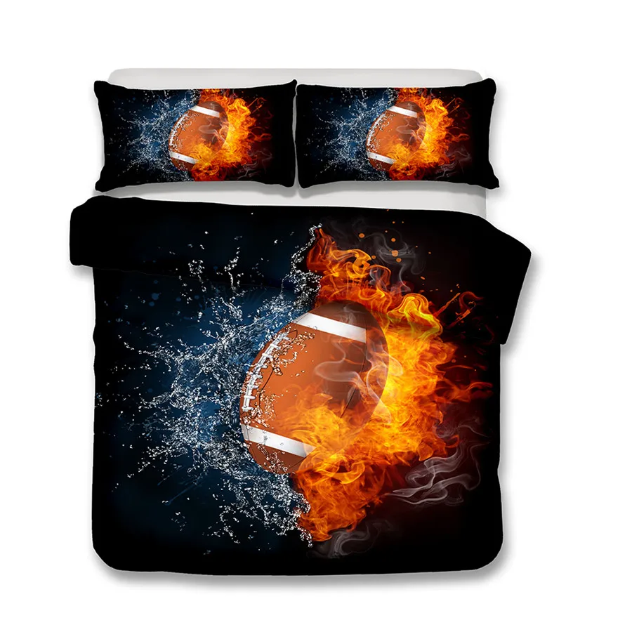 Dropshipping 3D Bedding Set Water fireball Rugby Print Duvet cover set bedclothes with pillowcase bed set Boy gife
Dropshipping 3D Bedding Set Water fireball Rugby Print Duvet cover set bedclothes with pillowcase bed set Boy gife