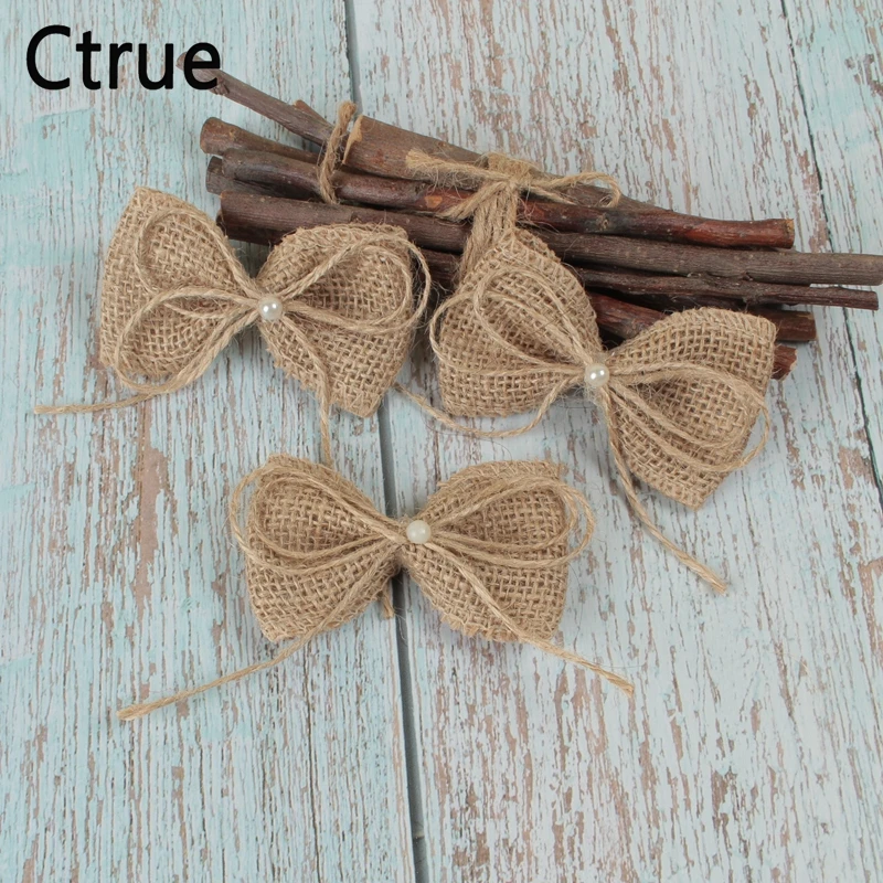 50pcs/lot Jute Burlap Hessian bow with Artificial bead Vintage Wedding Decoration Handmade Craft DIY rustic wedding centerpieces
50pcs/lot Jute Burlap Hessian bow with Artificial bead Vintage Wedding Decoration Handmade Craft DIY rustic wedding centerpieces