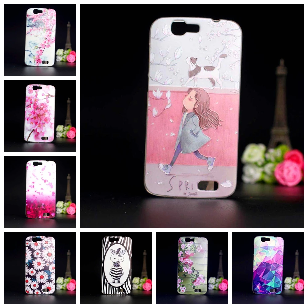 Для Coque huawei Ascend G7 силиконовый чехол ТПУ задняя крышка для C199 3D Капа телефона s |
