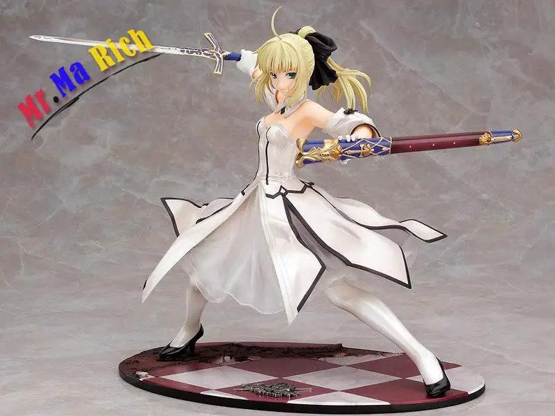 23 см Fate Stay Night Saber меч Виктори Фигурки ПВХ Коллекция игрушки для рождественского