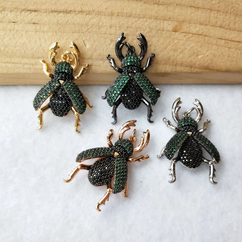 6 Pieces Mix Color Micro Pave green CZ zircon Lucanidae Insect charm Pendant women Jewelry Findings DIY necklace making PD918
6 Pieces Mix Color Micro Pave green CZ zircon Lucanidae Insect charm Pendant women Jewelry Findings DIY necklace making PD918