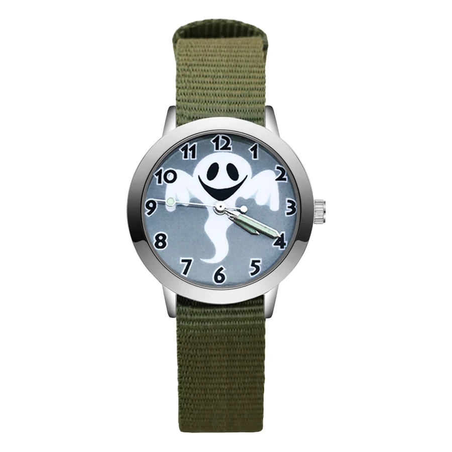 Fashion Cute HALLOWEEN Ghost Style Children's Watches Kids Student Girls Boys Quartz Nylon Strap Wrist Watch JA58
Fashion Cute HALLOWEEN Ghost Style Children's Watches Kids Student Girls Boys Quartz Nylon Strap Wrist Watch JA58