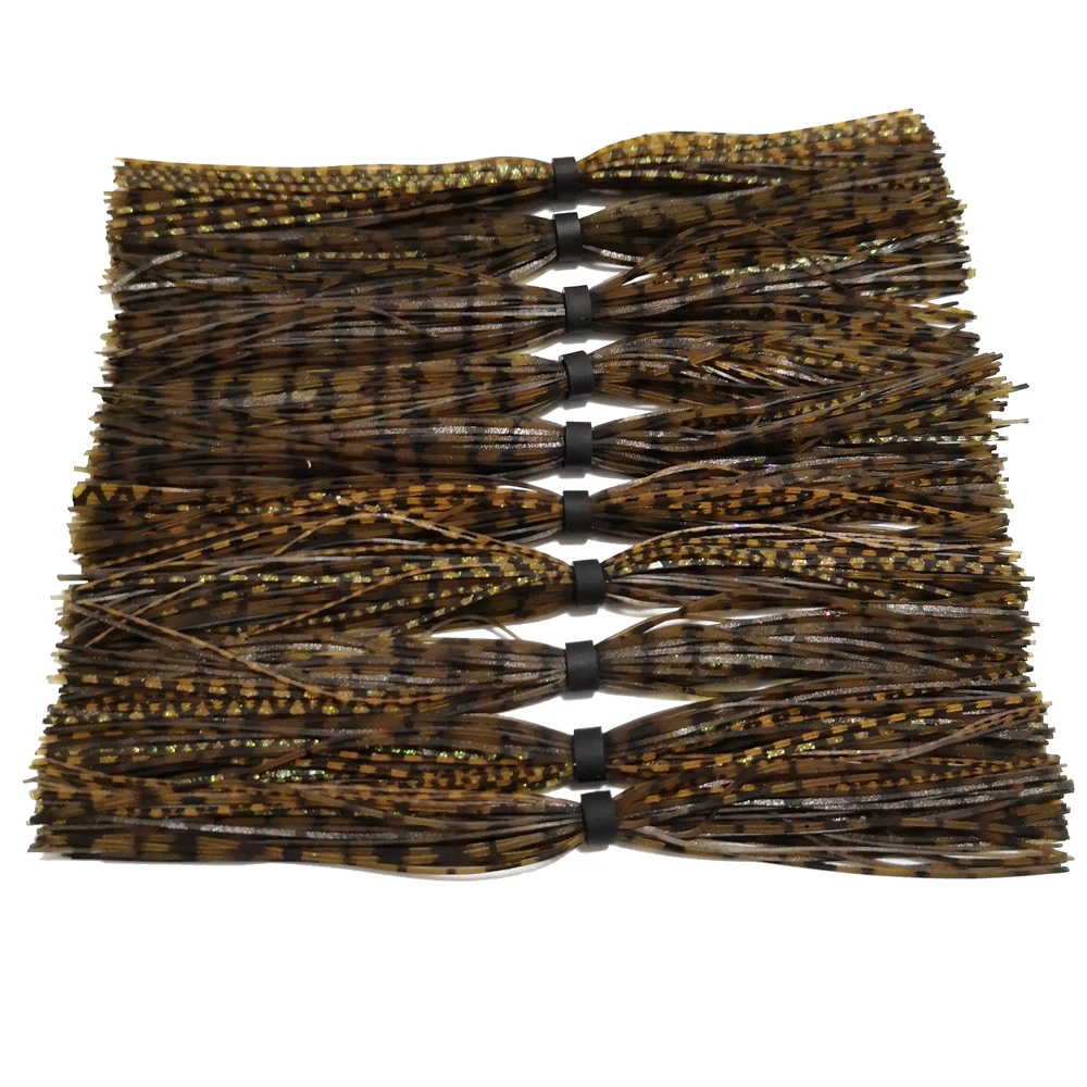 10 пучков 44 прядей SF039 Силиконовые юбки рыболовные аксессуары DIY Buzzbaits Spinner Buzz Bait