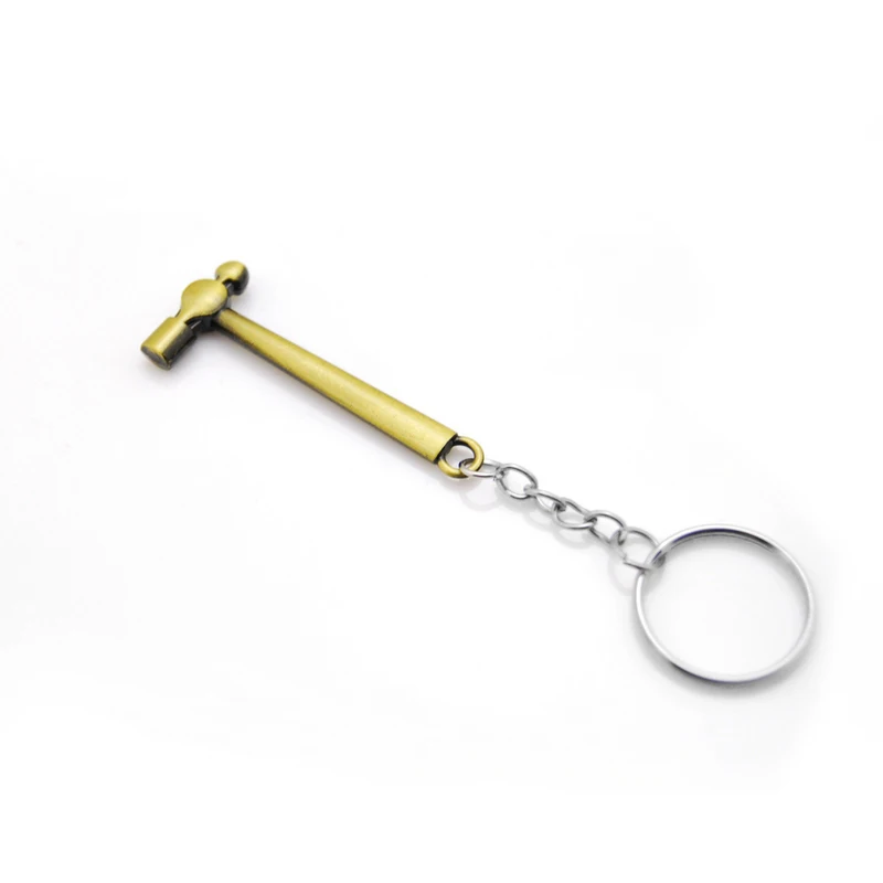 Original New Vintage Gold Hammer Keychain Men Trinkets Tool Charm Keyring keychain Male Bag Car Key Holder Gifts Jewelry
Original New Vintage Gold Hammer Keychain Men Trinkets Tool Charm Keyring keychain Male Bag Car Key Holder Gifts Jewelry