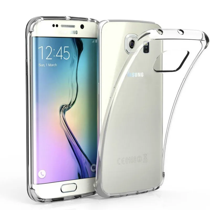 Прозрачный силиконовый чехол для samsung galaxy S3 S4 S5 S6 S7 Edge J1 J2 J3 J5 J7 A3 A5 2016 2015 Core 2 Grand