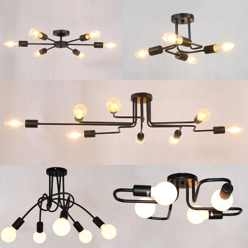 Modern personality bedroom lamp creative ceiling lamp study simple Nordic lighting wrought iron lamp for dining room living room
Modern personality bedroom lamp creative ceiling lamp study simple Nordic lighting wrought iron lamp for dining room living room