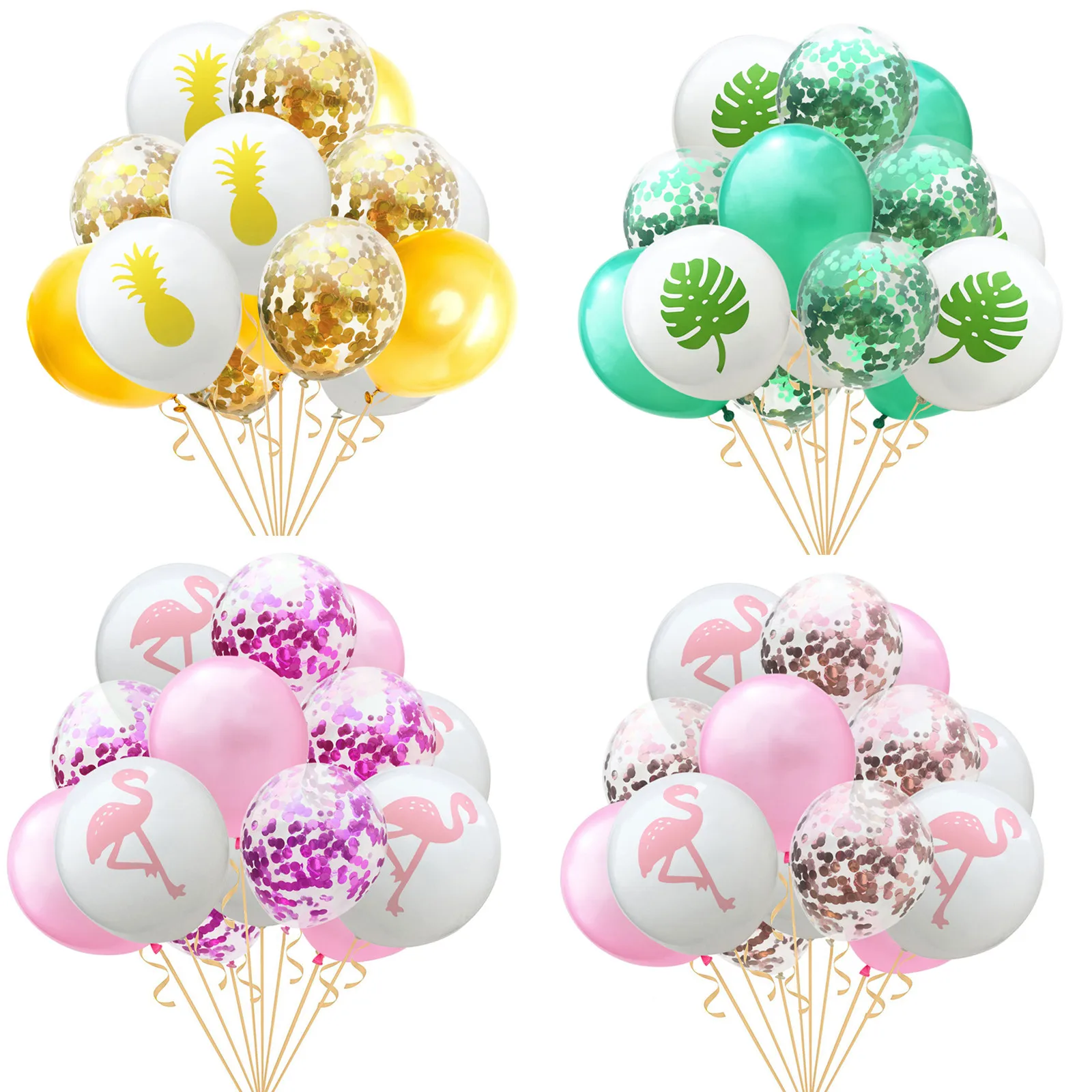 15pcs 12inch Pink Flamingo Green Turtle Leaf Latex Balloon Hawaii Party Decoration Pineapple Balloon Birthday party Decorations
15pcs 12inch Pink Flamingo Green Turtle Leaf Latex Balloon Hawaii Party Decoration Pineapple Balloon Birthday party Decorations