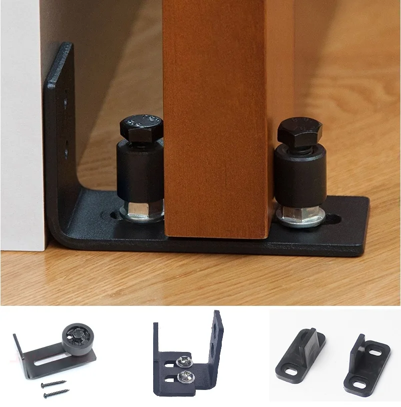 Black Adjustable Sliding Barn Door wall floor Guide Guider Roller Wheel Linear Direction With Screws
Black Adjustable Sliding Barn Door wall floor Guide Guider Roller Wheel Linear Direction With Screws