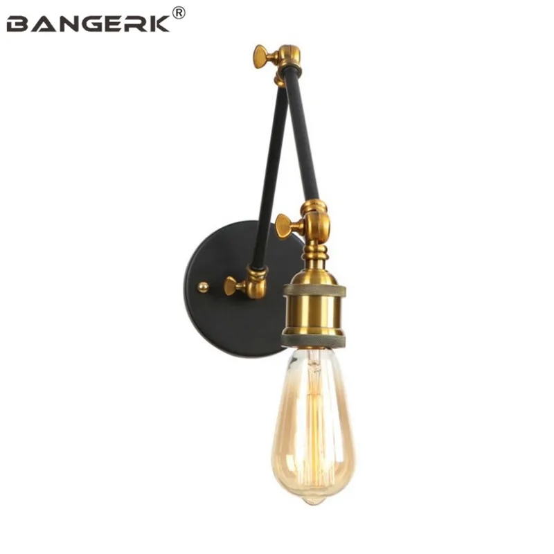 Industrial Vintage Adjust Bedroom LED Wall Lamp Loft Long Arm Edison Sconce Wall Lights Iron Home Decor Lighting Fixtures
Industrial Vintage Adjust Bedroom LED Wall Lamp Loft Long Arm Edison Sconce Wall Lights Iron Home Decor Lighting Fixtures