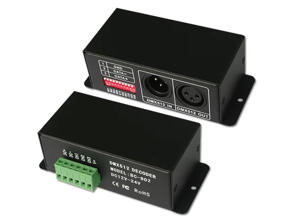 

BC-802; DMX512 to SPI(TTL) convertor decoder;Output signal: 6803/1809/8806/9813/3001/2801(please specify the IC when order)