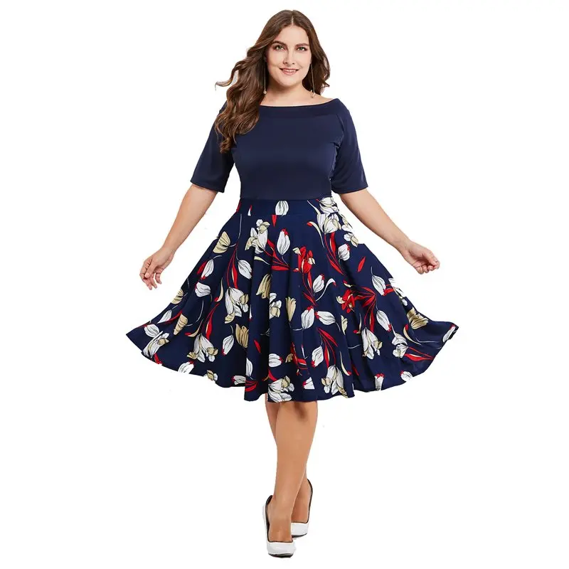 Women Midi Dresses Casual Elegant Office Lady Vintage Sweet Plus Size Aline Zipper Backless Print Floral Female Fashion Dress
Women Midi Dresses Casual Elegant Office Lady Vintage Sweet Plus Size Aline Zipper Backless Print Floral Female Fashion Dress