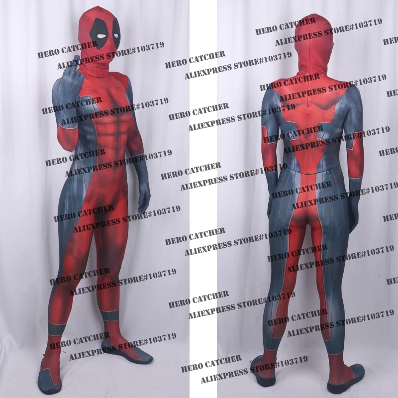 Hero Catcher High Quality Comic Deadpool Costume Adult Spandex Hero Red Zentai Suit Super Hero Deadpool Fullbody Costume
Hero Catcher High Quality Comic Deadpool Costume Adult Spandex Hero Red Zentai Suit Super Hero Deadpool Fullbody Costume
