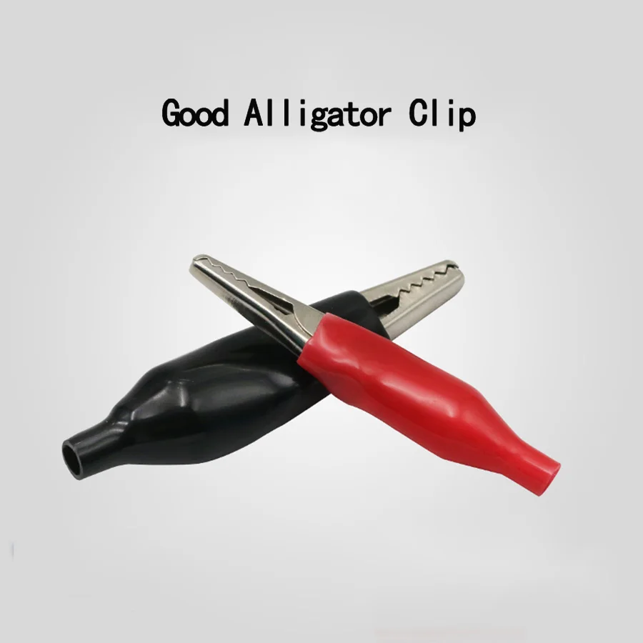 10pcs/lot 45MM Metal Alligator Clip Crocodile Electrical Clamp for Testing Probe Meter Red and Black with Plastic Boot
10pcs/lot 45MM Metal Alligator Clip Crocodile Electrical Clamp for Testing Probe Meter Red and Black with Plastic Boot