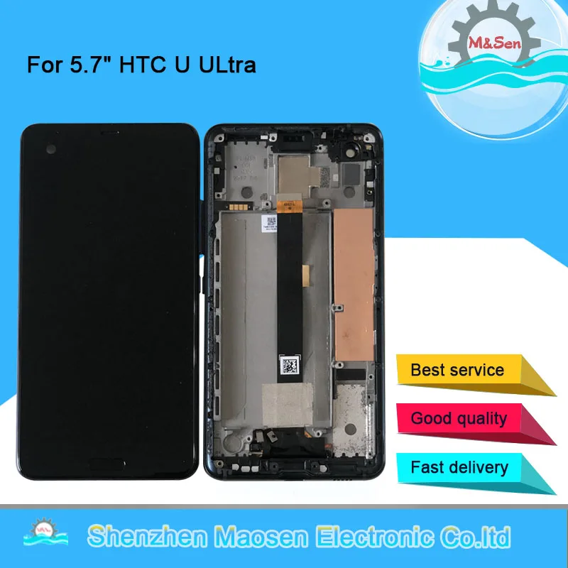 5.7" Original M&Sen For HTC U ULtra LCD Screen Display+Touch Panel Digitizer Frame For HTC U Ultra LCD Display 
5.7" Original M&Sen For HTC U ULtra LCD Screen Display+Touch Panel Digitizer Frame For HTC U Ultra LCD Display