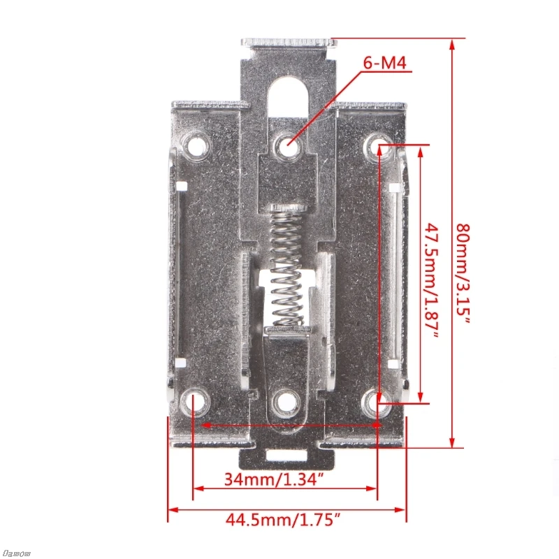 3 Pcs Single Phase SSR 35mm DIN Rail Fixed Solid State Relay Clip Clamp w./ 6 Mounting Screws Damom
3 Pcs Single Phase SSR 35mm DIN Rail Fixed Solid State Relay Clip Clamp w./ 6 Mounting Screws Damom