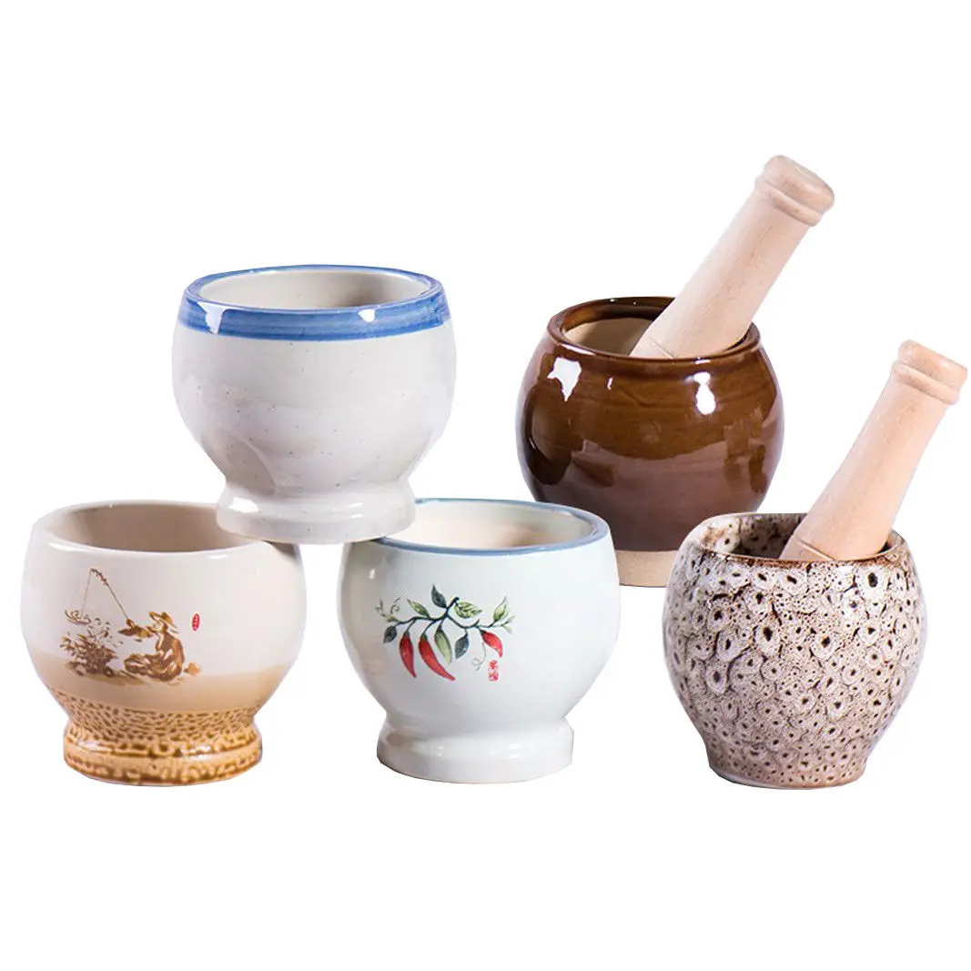 5 Colors New Home Mortar and Pestle Sets Ceramic Grinder Manual Garlic Machine For Abrading Chili Pepper Nut
5 Colors New Home Mortar and Pestle Sets Ceramic Grinder Manual Garlic Machine For Abrading Chili Pepper Nut