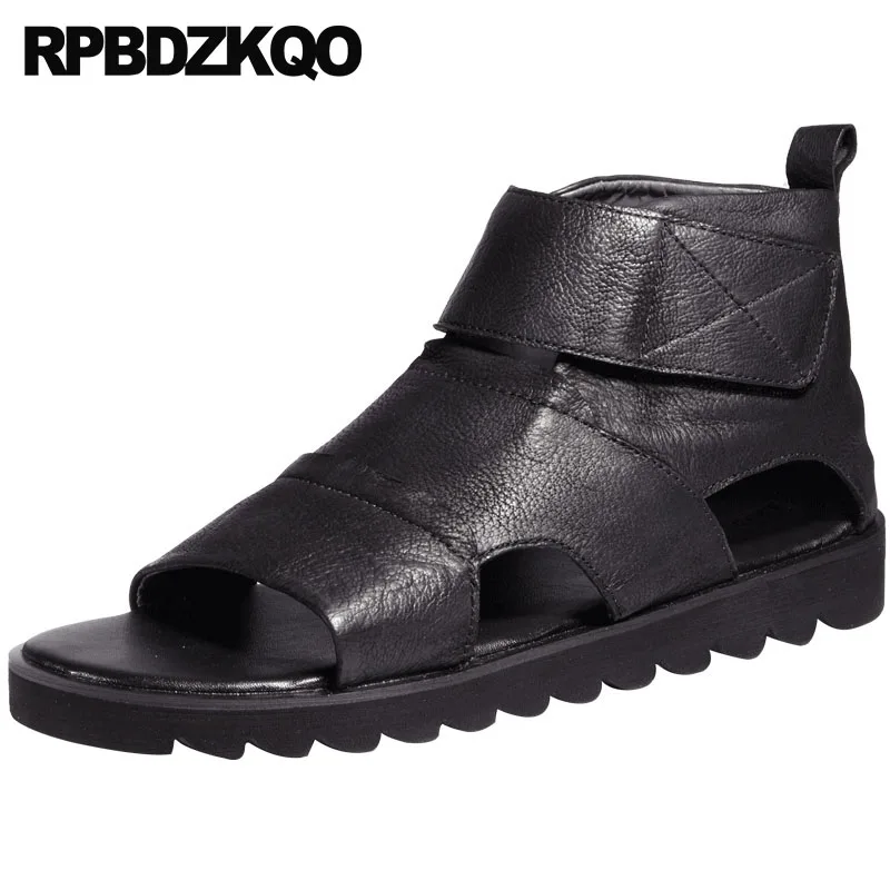 Boots Flat Soft Sandals Genuine Leather Designer Shoes Men High Quality Famous Brand Open Toe Black Casual Summer Luxury 2018
Boots Flat Soft Sandals Genuine Leather Designer Shoes Men High Quality Famous Brand Open Toe Black Casual Summer Luxury 2018