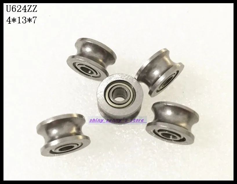 50pcs/Lot U624ZZ 624UU 4x13x7mm U Groove Carbon Steel Deep Groove Ball Bearing Traces Walking Guide Rail Bearing Brand New
50pcs/Lot U624ZZ 624UU 4x13x7mm U Groove Carbon Steel Deep Groove Ball Bearing Traces Walking Guide Rail Bearing Brand New