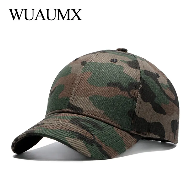 Wuaumx Summer Camouflage Baseball Caps Men Women Sunscreen Snapback Hip Hop Curved Peaked Tactical Cap Bone Masculino Casquette
Wuaumx Summer Camouflage Baseball Caps Men Women Sunscreen Snapback Hip Hop Curved Peaked Tactical Cap Bone Masculino Casquette