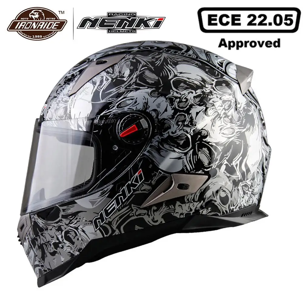 Мотоциклетный шлем NENKI Capacete, мотоциклетный шлем с полным лицевым покрытием, мотоциклетный шлем Cascos Para Moto Touring Scooter Cruiser, шлем ECE
Мотоциклетный шлем NENKI Capacete, мотоциклетный шлем с полным лицевым покрытием, мотоциклетный шлем Cascos Para Moto Touring Scooter Cruiser, шлем ECE