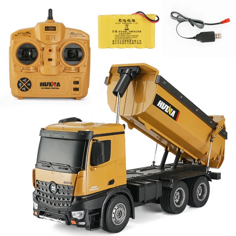 Huina 573 RTR 2 4 ГГц 10 каналов 1:14 пульт дистанционного управления RC грузовик