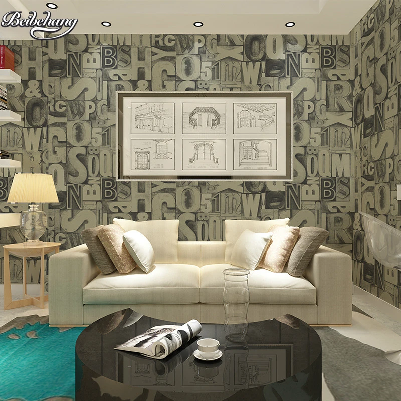 beibehang Personalized bump three-dimensional English letters characteristics retro bar cafes coffee shop wall wallpaper new
beibehang Personalized bump three-dimensional English letters characteristics retro bar cafes coffee shop wall wallpaper new