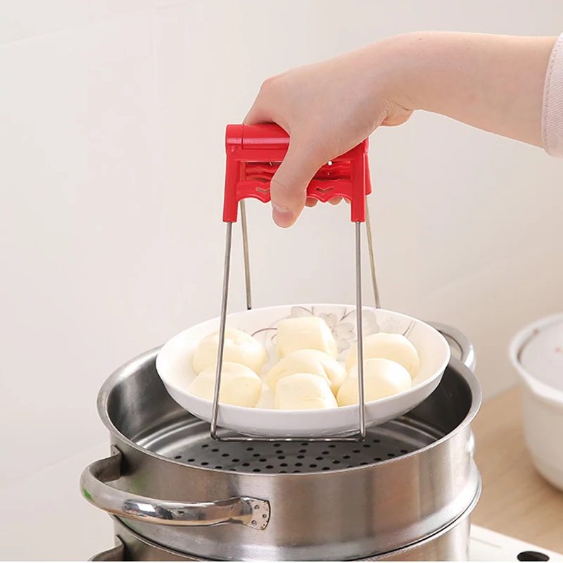 Kitchen Foldable Stainless Steel Hot Bowl Clip Pot Dish Holder Steamer Heat Insulation Plate Tong Anti-Hot Clamp 18.5*8cm
Kitchen Foldable Stainless Steel Hot Bowl Clip Pot Dish Holder Steamer Heat Insulation Plate Tong Anti-Hot Clamp 18.5*8cm