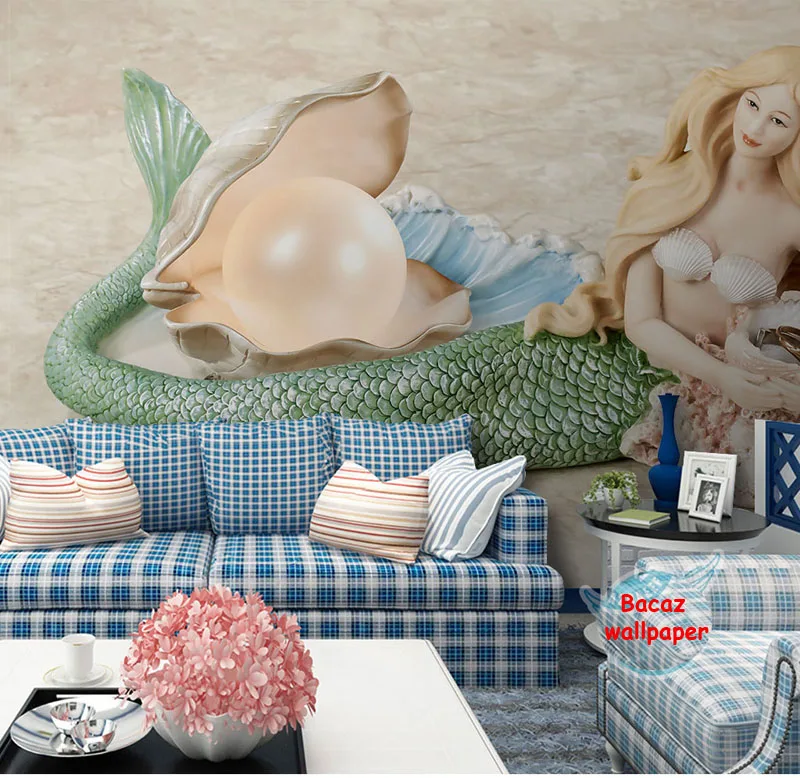 Mermaid 8d Cartoon Wallpaper Mural wall stickers for kids rooms and living room 8d Photo Mural 3D Decor Wall Decals Art
Mermaid 8d Cartoon Wallpaper Mural wall stickers for kids rooms and living room 8d Photo Mural 3D Decor Wall Decals Art